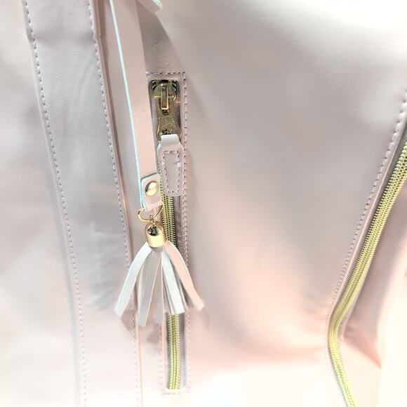 JenniBag Weekend Travel Bag Built In 54" Garment Bag Blush Pink - Picture 3 of 10